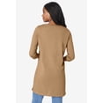 thumbnail image 2 of Roaman's Women's Plus Size Cotton Ultimate Long Sleeve V-Neck Tunic, 2 of 6