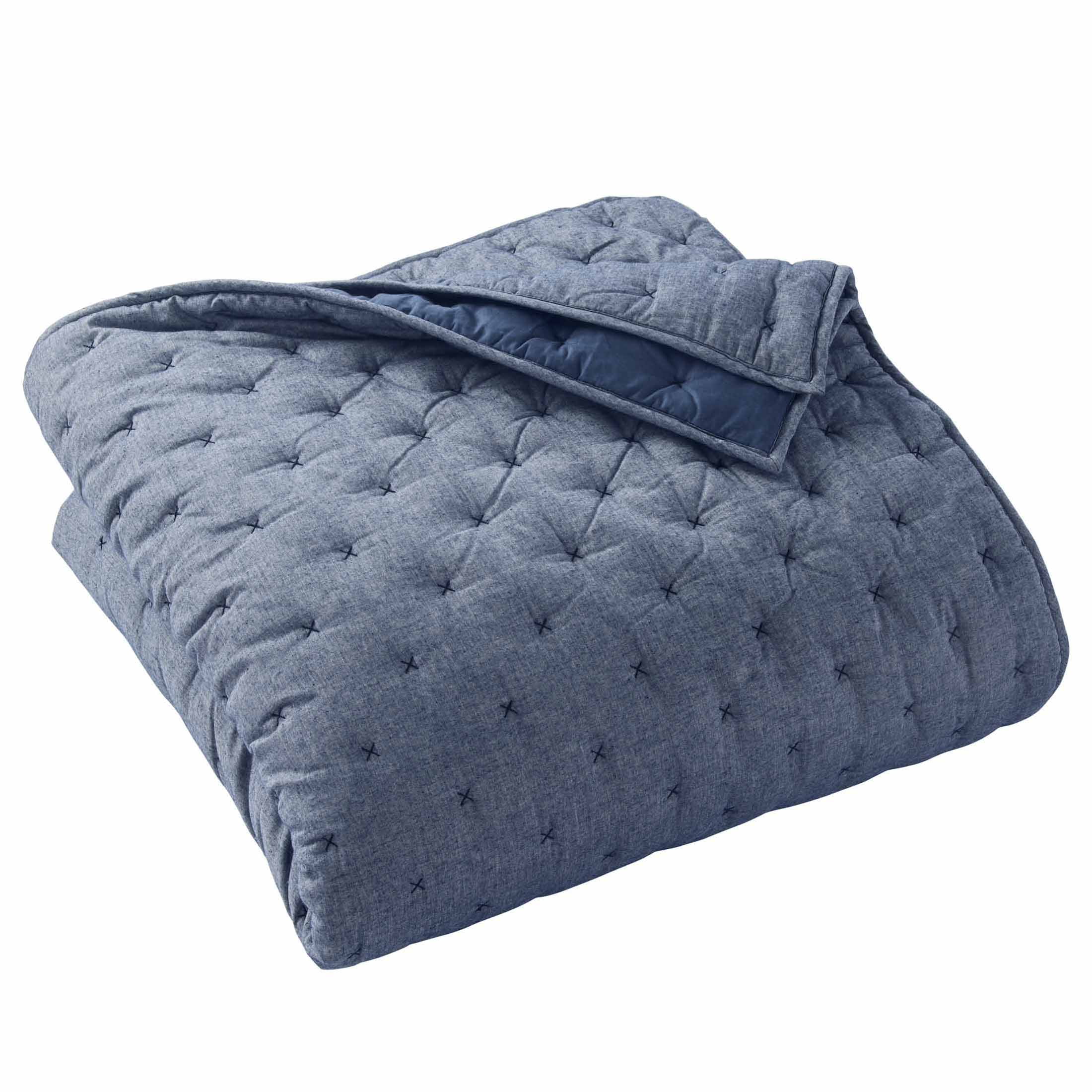 Better Homes & Gardens Indigo Chambray Quilt, King