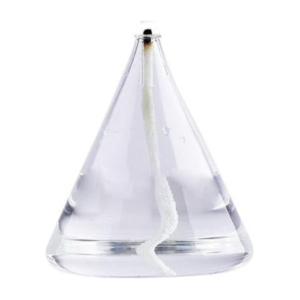 2x Láme aceite de recargable moderna Láme aceite de Adorno con mecha de para aceite esencia perfecl lámpara de aceite clara
