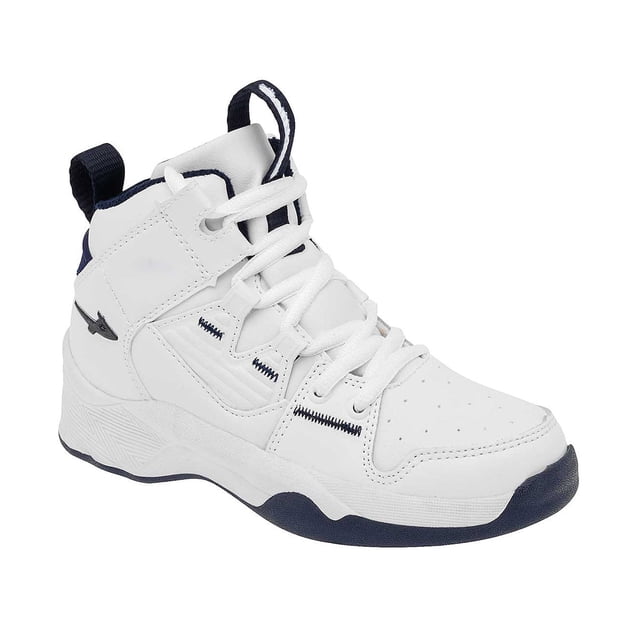 Tenis Para Basquet Exterior Textil Color Blanco Con Marino Para Hombre RBBASICS RBBASICS 6123