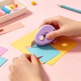 thumbnail image 5 of Linnome Mini Retractable Utility Knife Single Pack Portable Lightweight Art Cutter Envelope Letter Opener Pocket Hobby Cutting Tool for Scrapbook Paper Sticker, 5 of 6