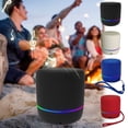 thumbnail image 2 of CASAFUN Mini & Portable Colorful LED Macaron Bluetooth Speaker with 3W Sound IPX3 Waterproof Bluetooth 5.2 for Indoor&Outdoor Use, 2 of 9