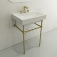 thumbnail image 6 of BOCCHI 1077-001-0127 Scala Arch 23.75 Inch 3-Hole Wall-Mounted Fireclay Sink, 6 of 7