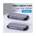 thumbnail image 3 of Carte de Capture Vidéo 4K@60Hz Diffusion et Jeux 4K 60FPS HDR VRR RVB Passthrough PD 100W, 3 of 6
