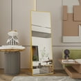 YouYeap Full Length Mirror 65"x22" Gold Rectangular Body Dressing Floor