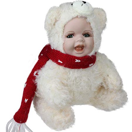 6 5 Blanc Et Rouge De Bebe Dans L Ours Polaire Poupee De Noel Walmart Canada