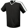 thumbnail image 1 of Maillot de Soccer Jeunesse Genesis, Noir & Blanc - Moyen, 1 of 1