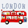 thumbnail image 2 of CafePress - London Bus Infant Bodysuit - Baby Light Bodysuit, Size Newborn - 24 Months, 2 of 4