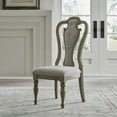 thumbnail image 3 of Liberty Furniture Industies, INC Magnolia Manor Splat Back Uph Side Chair (RTA) - Set of 2 in Weathered Bisque, 3 of 6