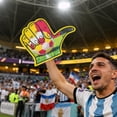 thumbnail image 1 of Sktrjpolfis EVA Foam Cheering Palm Reusable Thumbs Up Fan Mittens for Stadium & Watch Party Use, 1 of 4