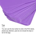 thumbnail image 4 of Uxcell Blank Waterproof Eyelet Hole Plastic Tags for Product Tags,2.5x4cm/0.98x1.57" Pack of 200,Purple, 4 of 6