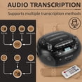 thumbnail image 3 of Reproductor de casetes de CD Retekess TR630 con radio AM FM USB SD, 3 of 9
