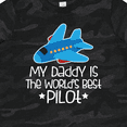 thumbnail image 4 of Inktastic Daddy is Worlds Best Pilot Airplane Childs Boys or Girls Toddler T-Shirt, 4 of 5
