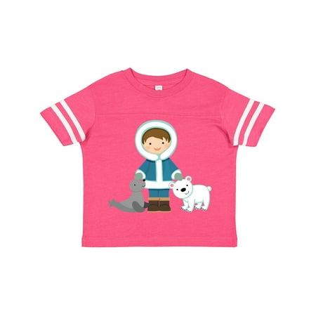 

Inktastic Eskimo Boy Cute Alaska Boys Toddler T-Shirt