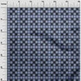 thumbnail image 2 of oneOone Cotton Cambric Fabric Check Ikat Print Sewing Fabric BTY 56 Inch Wide, 2 of 4