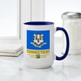 thumbnail image 4 of CafePress - Connecticut Pride Large Mug - 15 oz Ceramic Large White Novelty Mug, 4 of 4
