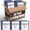 Blue, variant on 50 Pack of Bulk Wholesale 1 Inch 3 Ring Hardcover Binders with Clear Transparent Covers for Picture and Note Display for Office Employees in Black