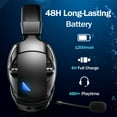 thumbnail image 7 of YUOY 2.4GHz Wireless Gaming Headset for PS5/PS4/PC, 3.5mm Wired Headphones for Switch/Xbox Series X Controller, 48H Battery, Detachable Noise-Canceling Mic, 50mm Drivers and 360° Surround Sound, 7 of 7