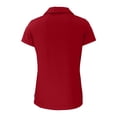 thumbnail image 3 of Women's Cutter & Buck  Red Philadelphia Phillies Daybreak Eco Recycled V-Neck Polo, 3 of 3