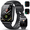 Black, variant on Smart Watch for Men Women, 1.85 Smartwatch (Answer/Make Calls), 112 Sports Modes Fitness Watch, IP68 Waterproof Watches Heart Rate/Sleep Monitor, Pedometer, Activity Tracker for Android iOS