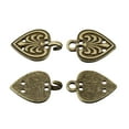 thumbnail image 3 of Cloak Clasp, 6 Pairs Sew on Hooks and Eyes Vintage Cape Clasps Fasteners Buttons(Bronze), 3 of 6
