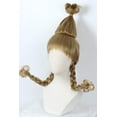 thumbnail image 3 of Peluca Linfairy Christmas Girl con trenzas de alambre para cosplay, 3 of 4