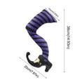 thumbnail image 3 of XMMSWDLA Halloween Witch Leg Decorations Halloween Witch Leg Decoration Props Garden Balcony Door Decoration Ornaments Halloween Witch Legs, 3 of 8