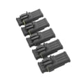 thumbnail image 4 of Electrical Wire Connector Electrical Wire Plug 4Pin Electrical Wire Connector Wire Connector Plug WaConector de cable eléctrico de 4 pines, 5 uds., enchufe hermético impermeable para coche, camión, mo LHCER None, 4 of 5