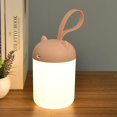 thumbnail image 1 of Luz nocturna de linterna para niños, lámpara portátil con pilas, luz cálida que cuida los ojos 3000k, 1 of 5