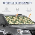 thumbnail image 4 of Fotbe Lilies Flowers 2-Piece Car Windshield Sun Shade | Sun Blocker for Car Windshield | Foldable Automotive Interior Accessories for Sun Protection-Large, 4 of 7