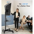 thumbnail image 3 of Mobile TV Stand for 23-60 Inch LCD LED Flat/Curved Panel Screen TVs, Rolling TV Cart Holds up to 88Lbs Portable Stand, 3 of 5