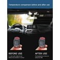 thumbnail image 2 of DADHOT Car Windshield Sun Shade, Retractable Sun Shade, Easy to Install Use - Blocks 99% UV Ray Heat Insulation to Keeps Your Vehicle Cool(65CM/25.6IN（Front）), 2 of 7