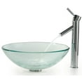 thumbnail image 5 of KRAUS Glass Vessel Sink with Sheven Faucet in Chrome, 5 of 6