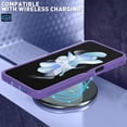 thumbnail image 6 of SPYCASE Tough Series Case for Samsung Galaxy Z Flip 5 5G (2023), [Rugged Protection] Dual Layer Rugged Protective Case with Holster & Kickstand (Purple/Teal), 6 of 6