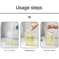 thumbnail image 5 of Bouteille Distributrice de Détergent à Lessive Transparente Réservoir Scellé, 5 of 5