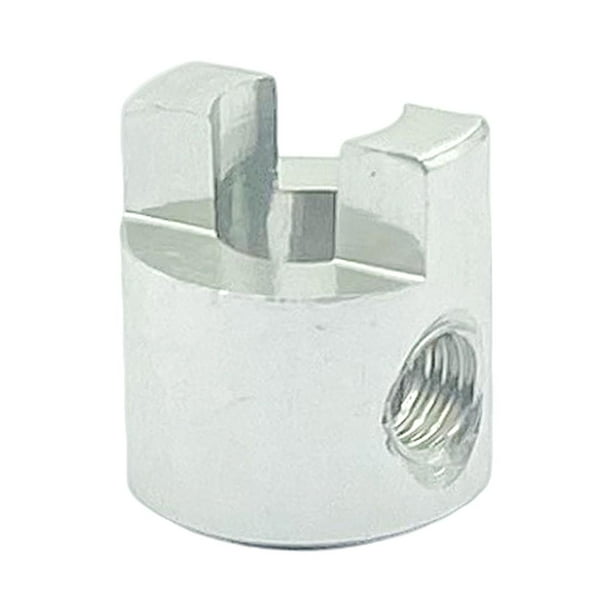 Horquilla de paleta de muleta de hélice de metal para eje de perro, para piezas de eje de transmisión de barco RC Plata de 3 mm