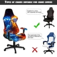 thumbnail image 6 of Liuqpwys Flame Bear Eagle Gaming Chair Covers Easy Installation Rotating Backrest and Seat Protectors with Armrest Covers for Home, Office Decorations, 6 of 8