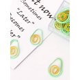 thumbnail image 1 of 5pcs Avocado Shaped Mini Paper Clip, Simple Multi-purpose Paper Clip For School, Student, Office, 1 of 3