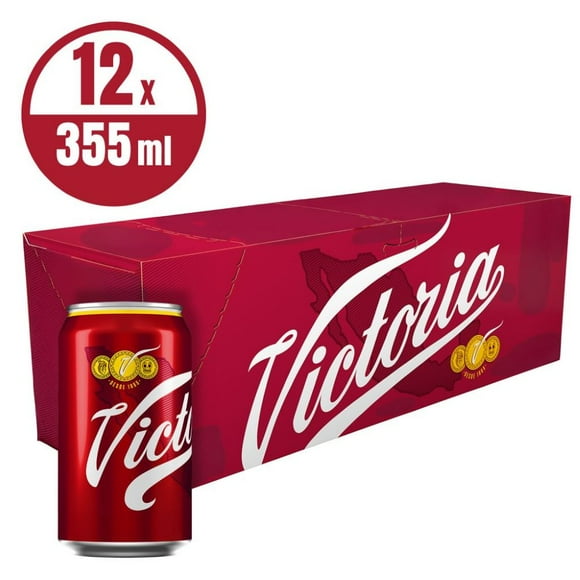 Cerveza oscura Victoria 12 Latas de 355 ml c/u
