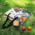 thumbnail image 6 of Patriotic Duck Freedom Fireworks Summer Fun Outdoor Picnic Blanket, Foldable Waterproof Beach Mat, Portable Beach Blanket for Beach Camping, Hiking, Family Concerts, 6 of 8