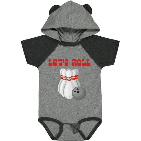 

Inktastic Let s Roll Bowling Gift Baby Boy or Baby Girl Bodysuit
