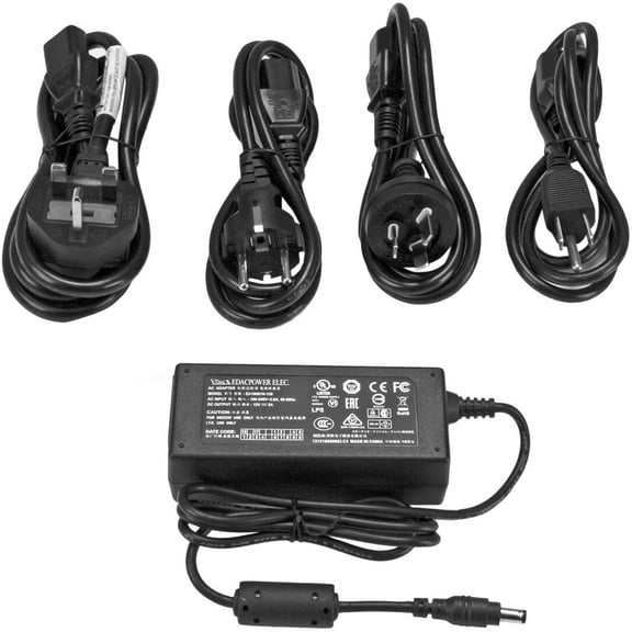 StarTech SVA12M5NA Replacement 12V/5 Amp DC Power Adapter