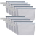 thumbnail image 1 of Bolsa de maquillaje de lona Sinzip 10 piezas con correa gris 31 x 19 x 7 cm, 1 of 7