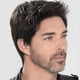 thumbnail image 4 of Peluca corta negra con flequillo Peluca de moda para hombre Peluca corta y rizada para hombre, 4 of 8