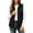 A1_Black#31, variant on Womens Puffer Vest Quilted Zip Up Stand Collar Lightweight Jackets Lining Casual Fall Winter Outerwear with Pockets White,L