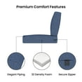 thumbnail image 6 of Covers&All Outdoor Seat/Back Cushion with Eco-friendly Olefin Fabric (24"L x 24”W x 5”Thick), 6 of 7