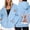 Light Blue, variant on HGIEYS Women's 2026 Spring Zip Up Hoodies Casual Long Sleeve Sweatshirts Fall Winter Track Jackets with Pockets