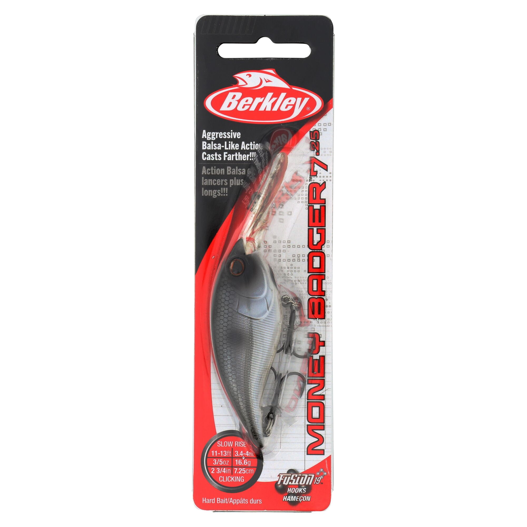 Berkley Money Badger, 2.75 in, Crankbaits, FX Shad (1 Count)