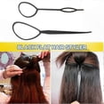 thumbnail image 4 of 2-Pack Hair Styling Twister Loop Tool for Easy Braiding and Updos, Black, 4 of 5