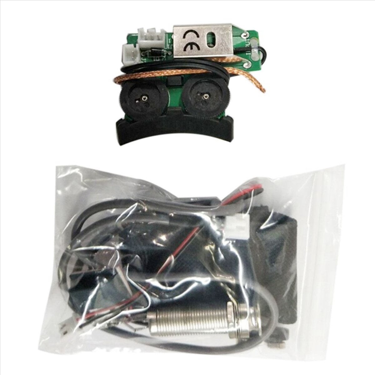 4X Under Saddle Piezo Pickup Onboard Preamp System for Acoustic Guitar